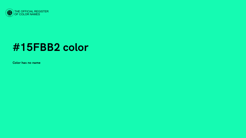 #15FBB2 color image