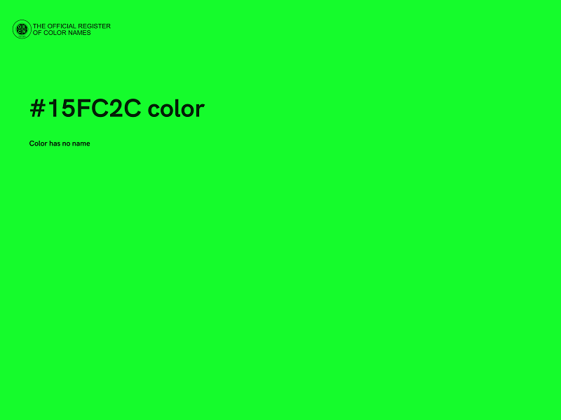 #15FC2C color image