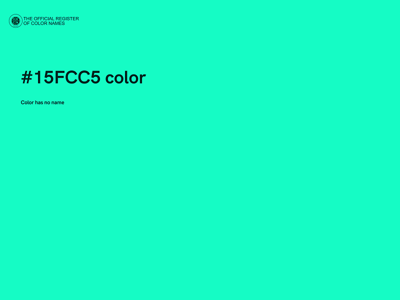 #15FCC5 color image