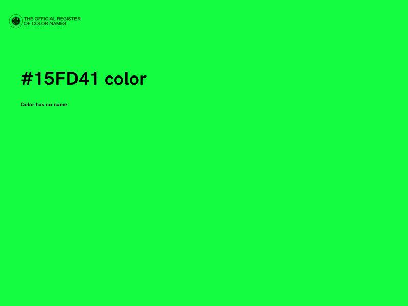#15FD41 color image