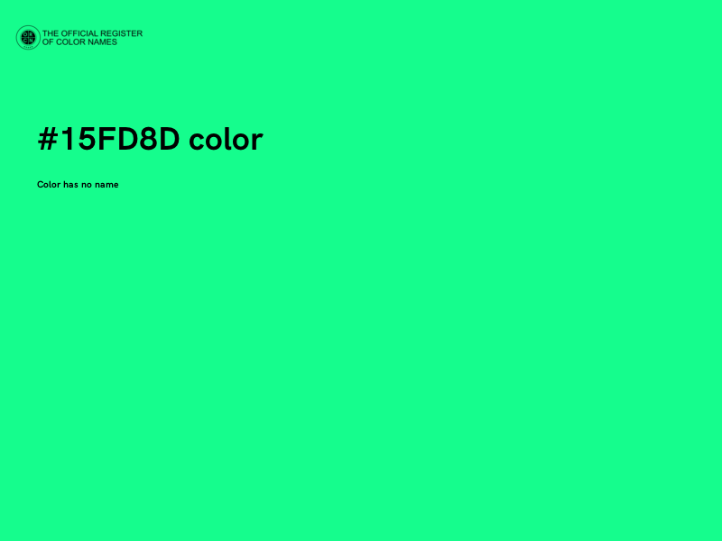 #15FD8D color image