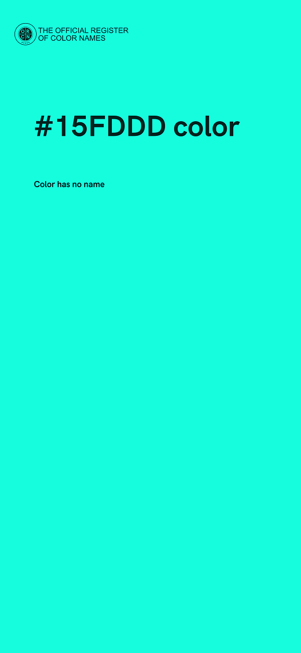 #15FDDD color image