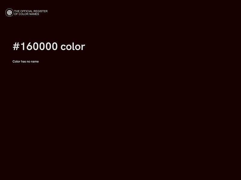 #160000 color image