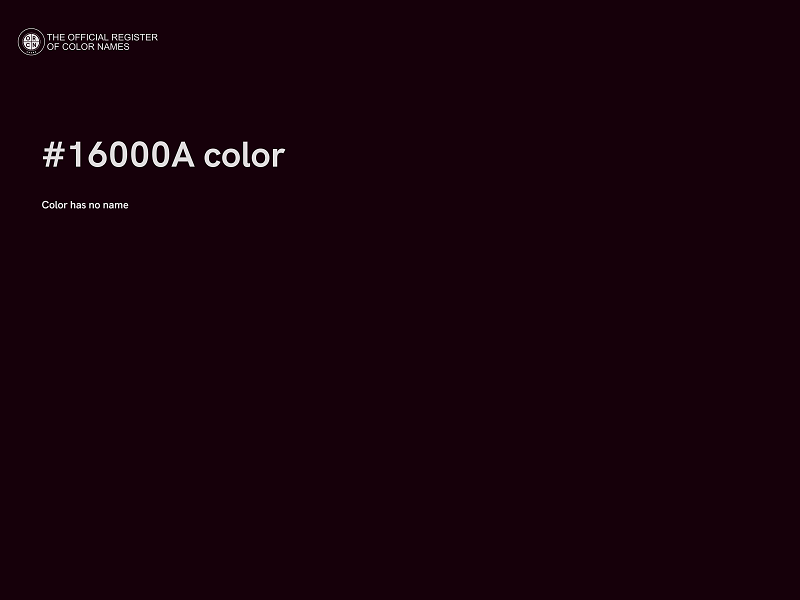 #16000A color image