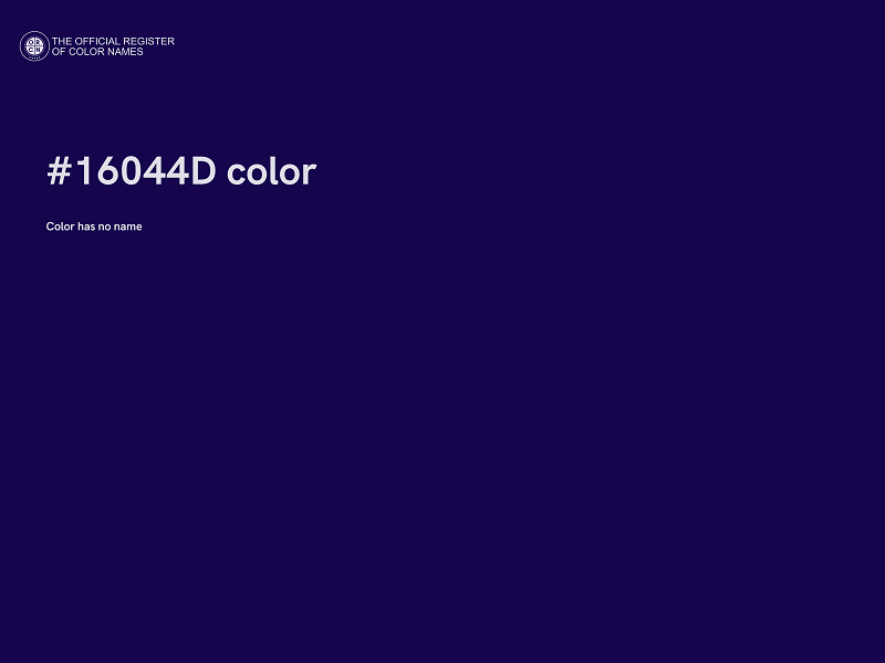 #16044D color image