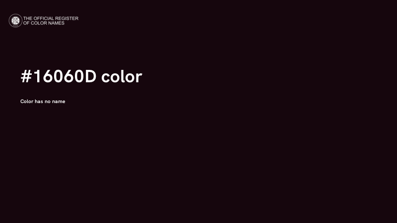 #16060D color image
