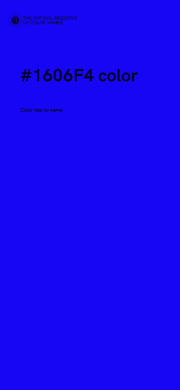 #1606F4 color image
