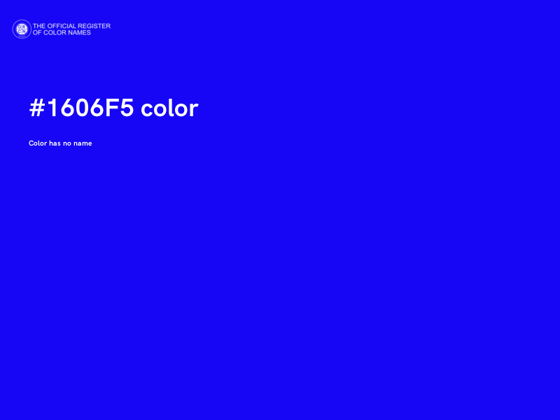 #1606F5 color image