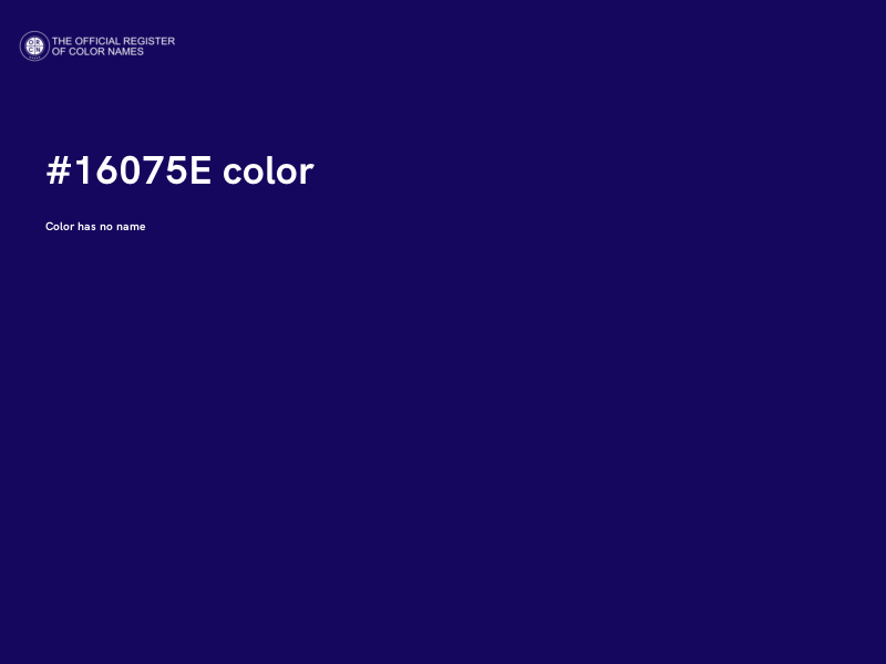#16075E color image