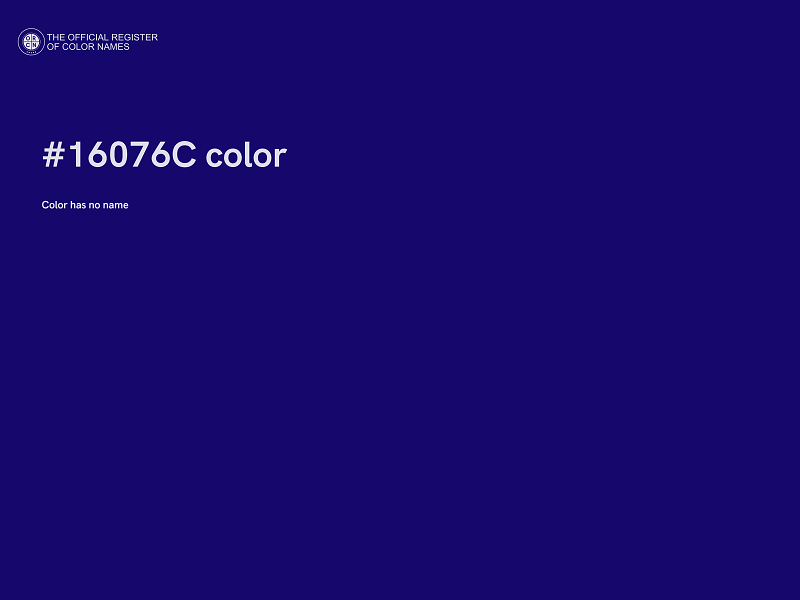 #16076C color image