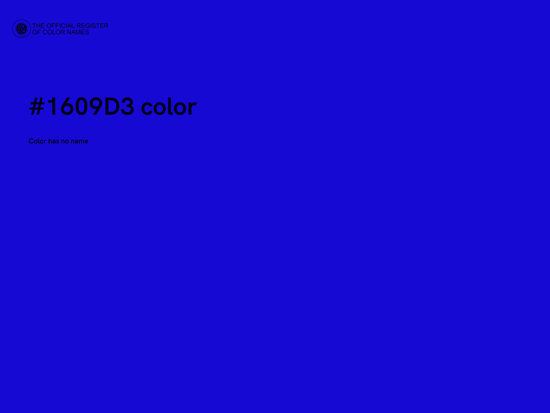 #1609D3 color image