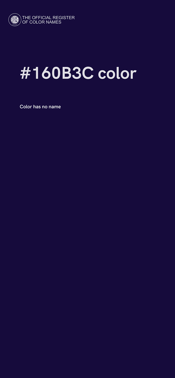 #160B3C color image