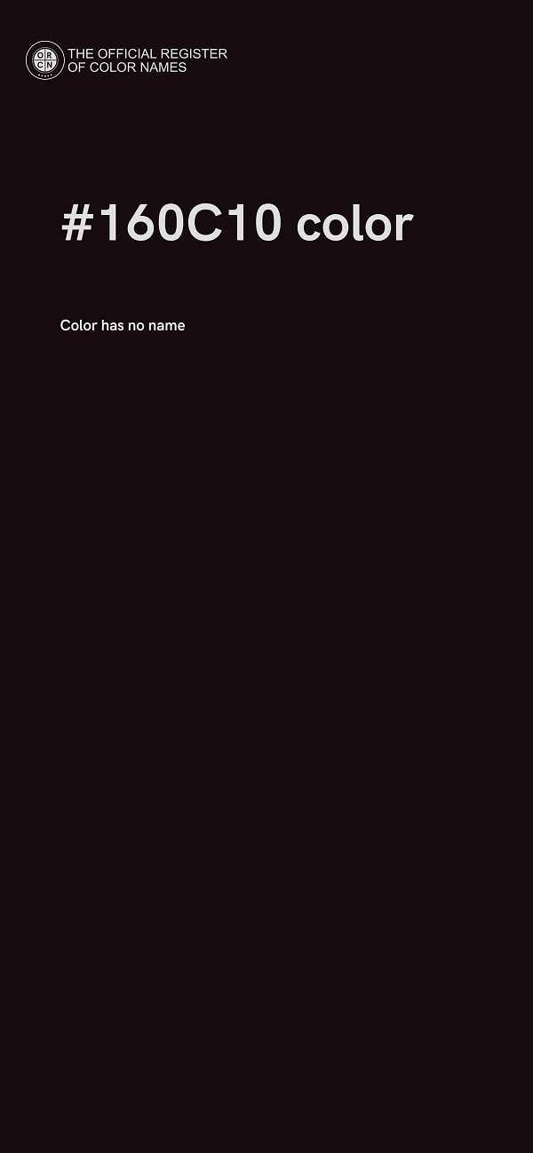 #160C10 color image