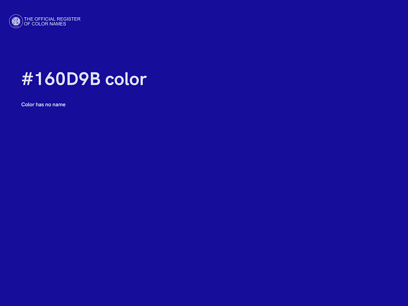 #160D9B color image