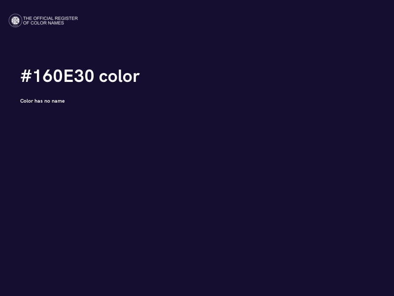#160E30 color image