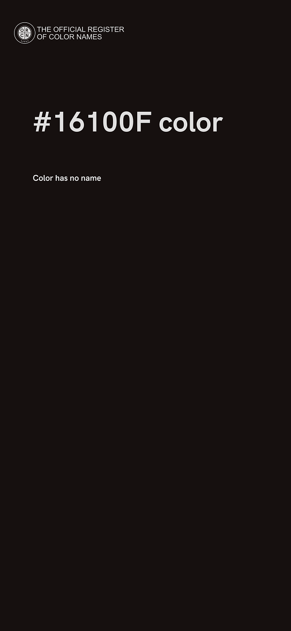 #16100F color image