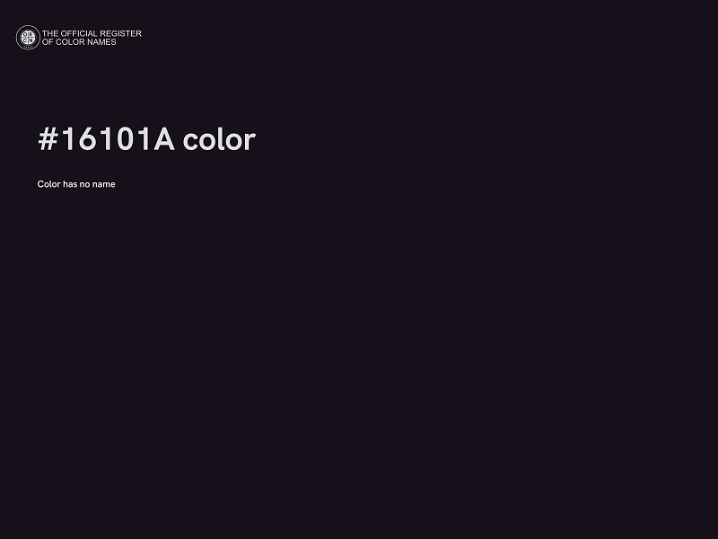 #16101A color image