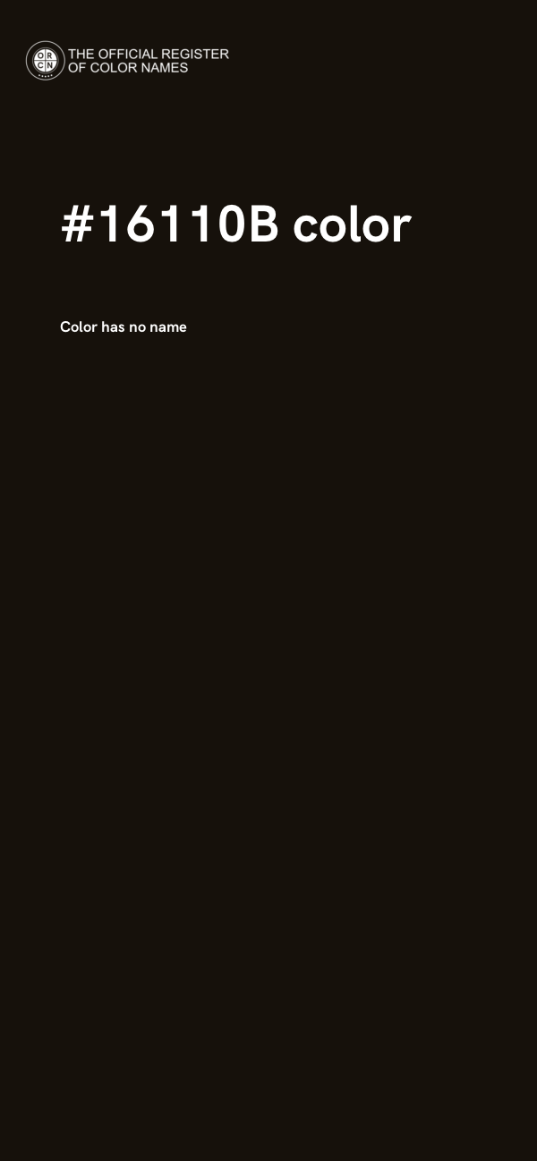 #16110B color image