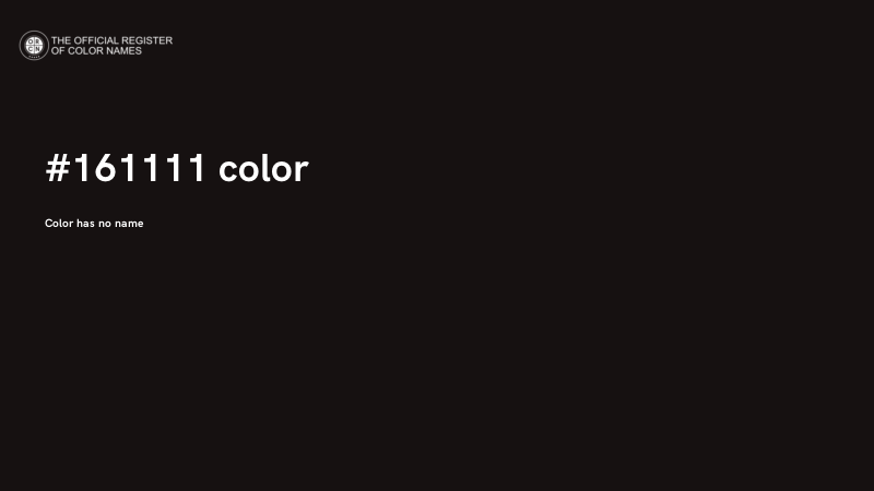 #161111 color image