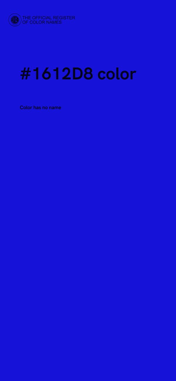 #1612D8 color image