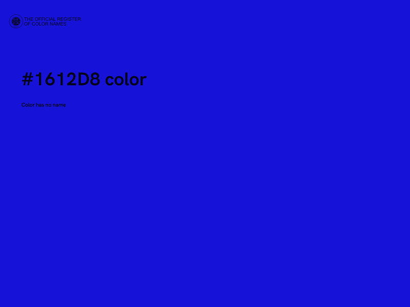 #1612D8 color image