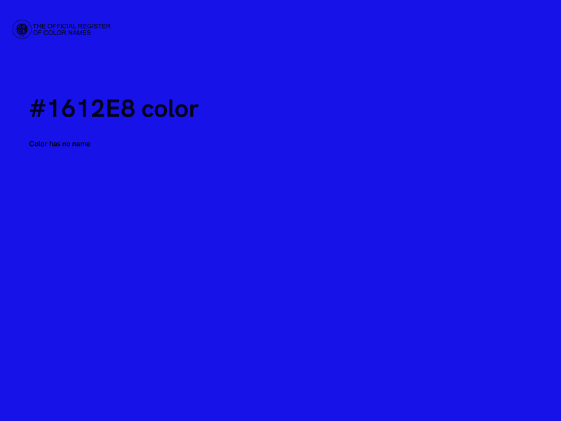 #1612E8 color image