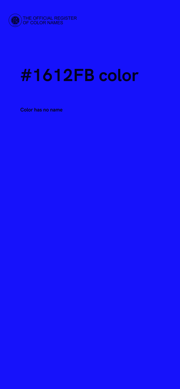 #1612FB color image