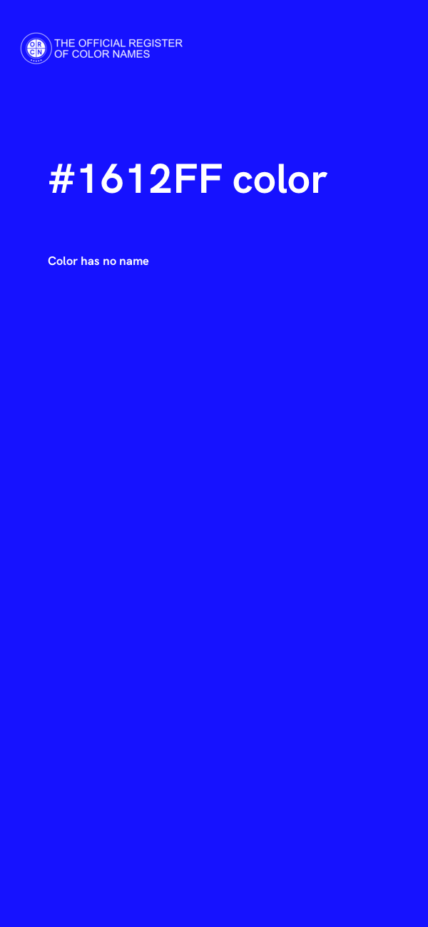 #1612FF color image