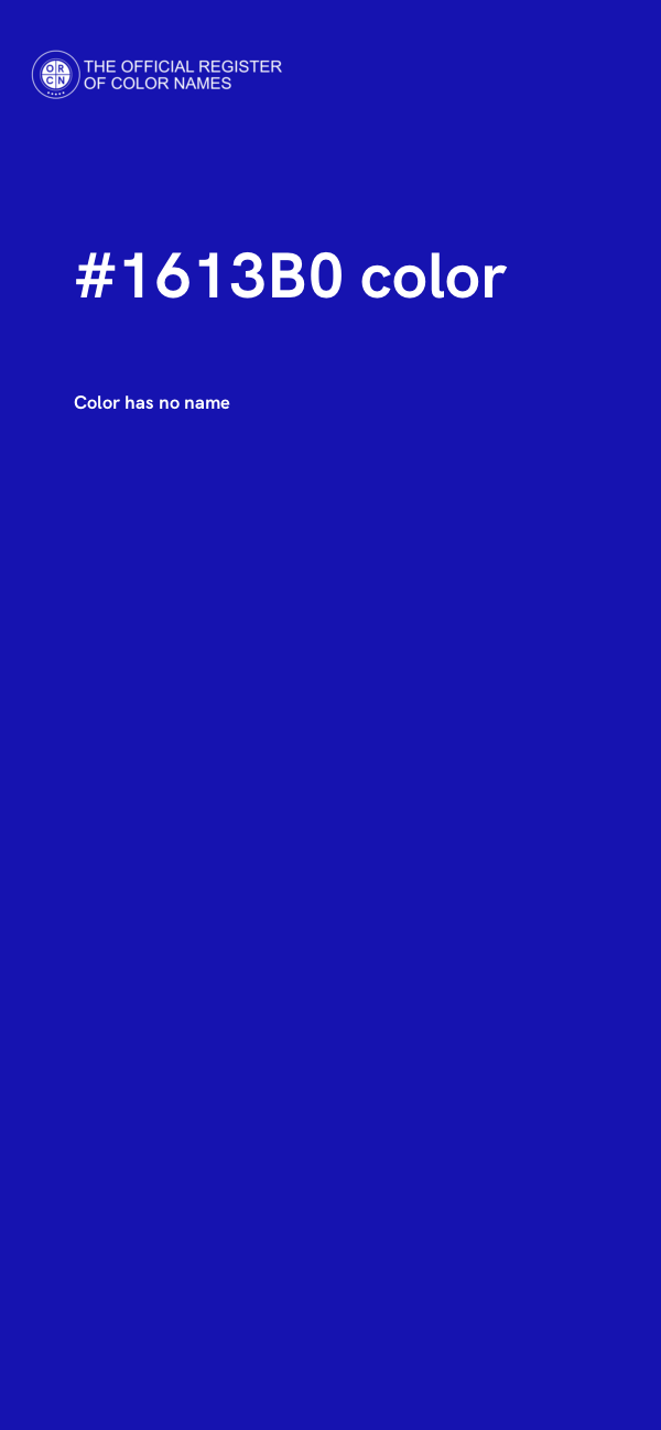 #1613B0 color image