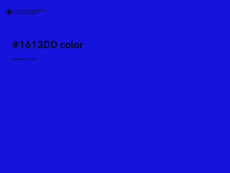 #1613DD color image