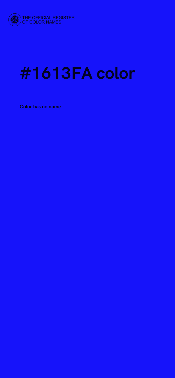 #1613FA color image