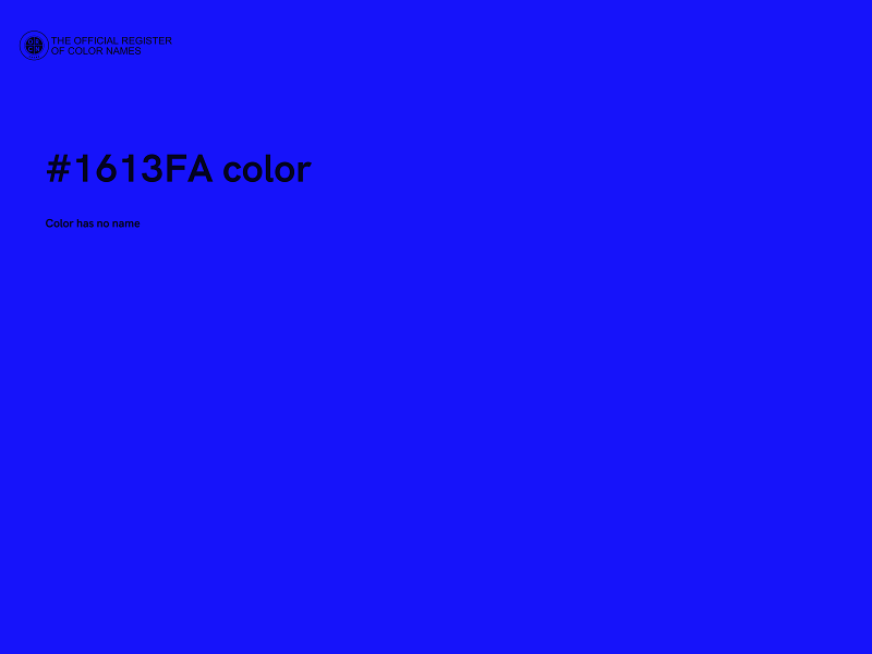 #1613FA color image