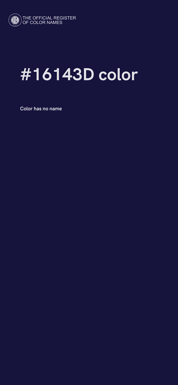 #16143D color image