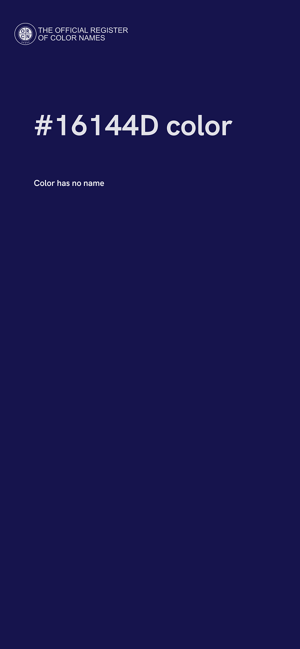 #16144D color image