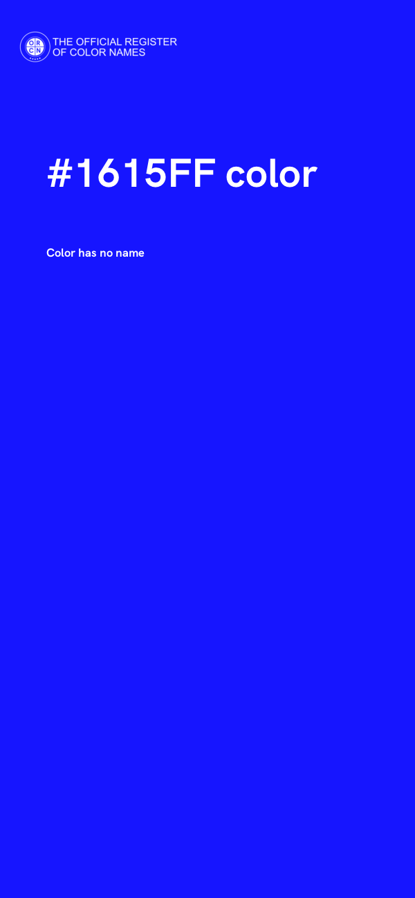 #1615FF color image