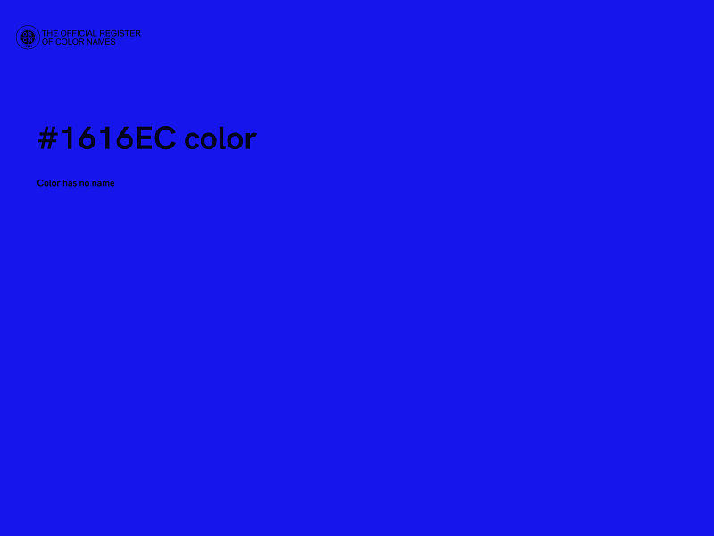 #1616EC color image