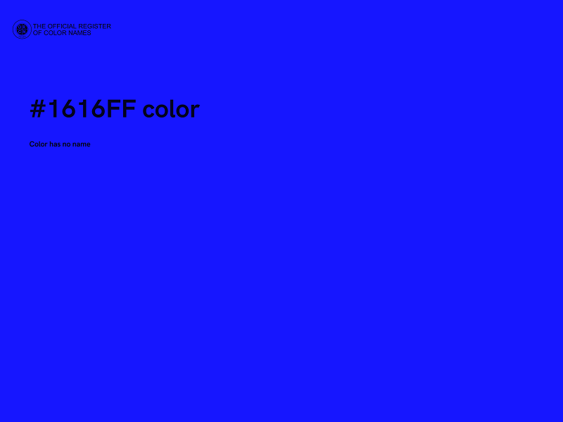 #1616FF color image