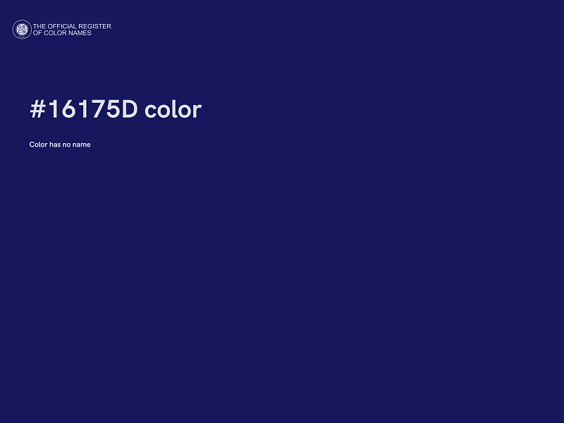 #16175D color image