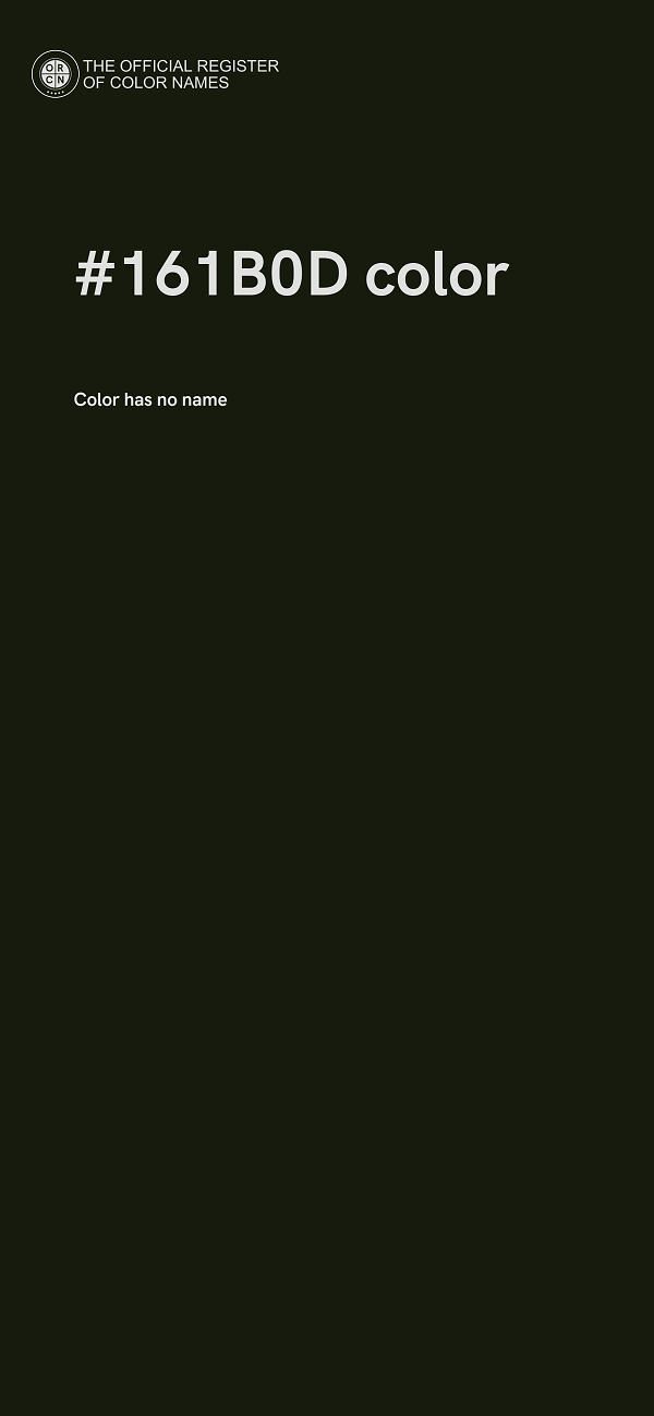 #161B0D color image