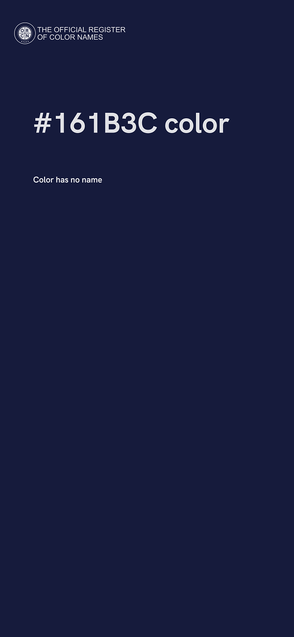 #161B3C color image