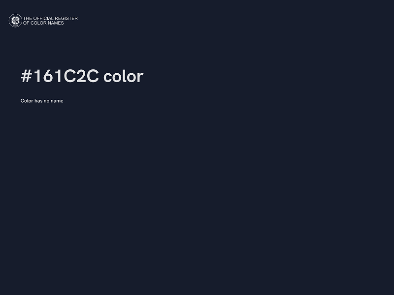 #161C2C color image