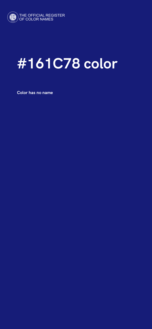 #161C78 color image