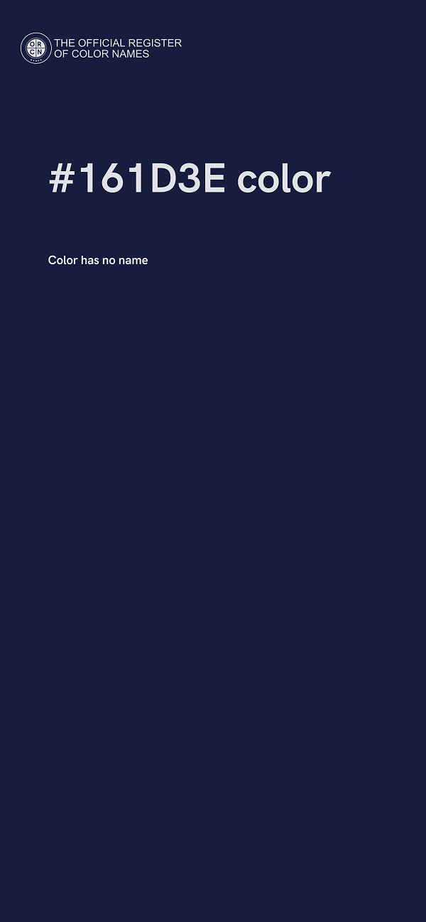 #161D3E color image