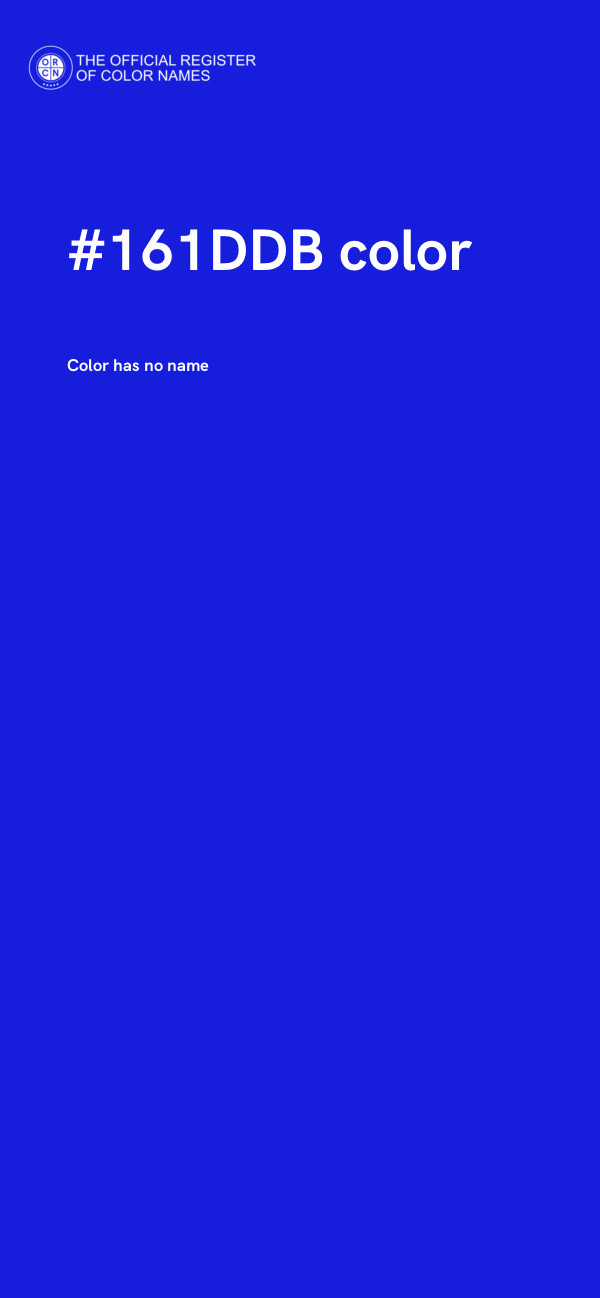 #161DDB color image