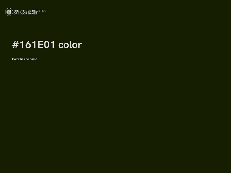 #161E01 color image