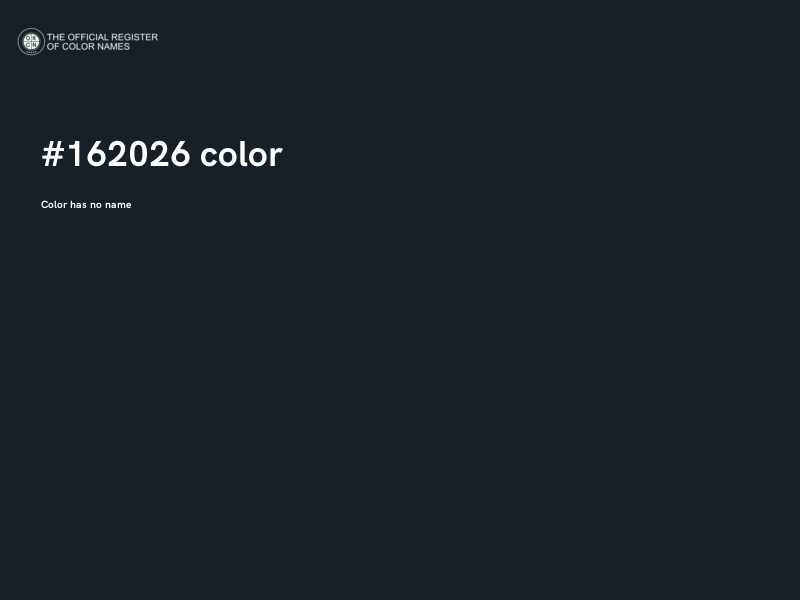 #162026 color image