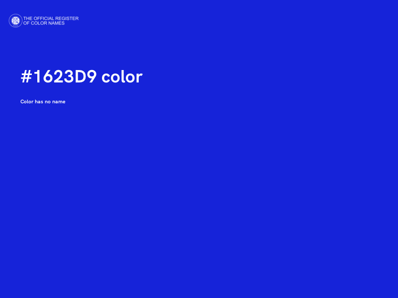 #1623D9 color image