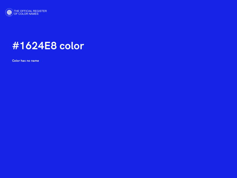 #1624E8 color image
