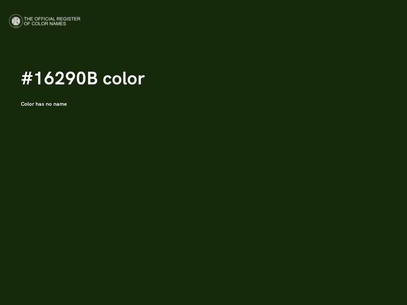#16290B color image