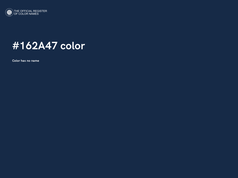#162A47 color image